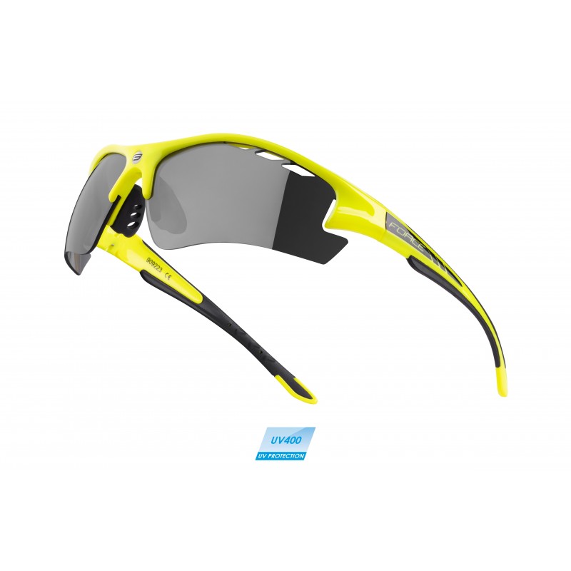 Force Occhiali Ride Pro Giallo Fluo Nero con Clip Vista